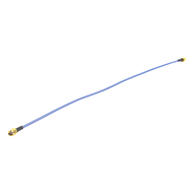 Cable Jumper / 50 cm (1.64 ft) / SMA-Macho Inversos / Hasta 6 GHz / Cobre-Plateado