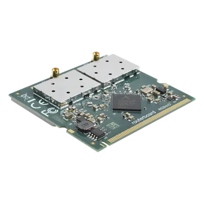 Tarjeta MiniPCI 802.11a/b/g/n Doble Banda, Hasta 400mW para Equipos Mikrotik