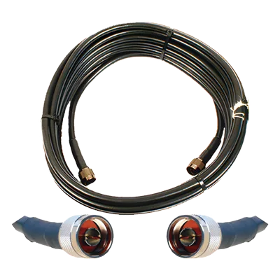 Jumper Coaxial / 50 Ohm / 15.24 m (50 pies) / N Macho / Blindaje >90 dB / Wilson-400