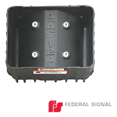 Bocina de emergencia / 100 W / Carcasa PET resistente / Neodimio / SAE J1849 Clase A / UL 94HB