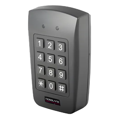 Teclado de Control de Acceso / 500 Usuarios / Lector de Proximidad Integrado / 3 Modos de Operación / Salida de Relevador Ajustable 1-99 s / Sensor Tamper Óptico