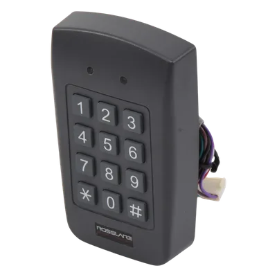 Lectora de Proximidad con Teclado / Salida Wiegand 26 Bits / Uso Exterior / Alcance 10 cm / LED Bicolor / 12 VCC