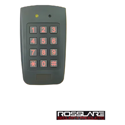 Lectora de Proximidad con Teclado / Salida Wiegand 26 Bits / Uso Exterior / Alcance 10 cm / LED Bicolor / 12 VCC