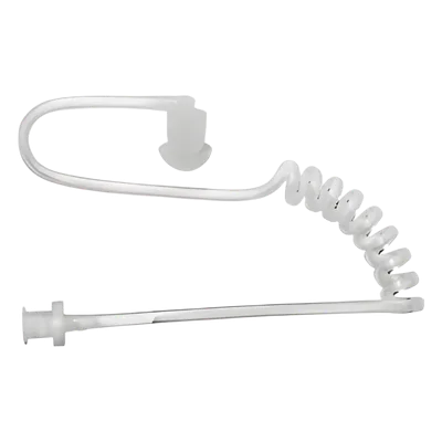 Tubo Acústico de Desconexión Rápida / Transparente / Con Insertos de Oído Ergonómicos / Material Hipoalergénico / Paquete Individual Estéril