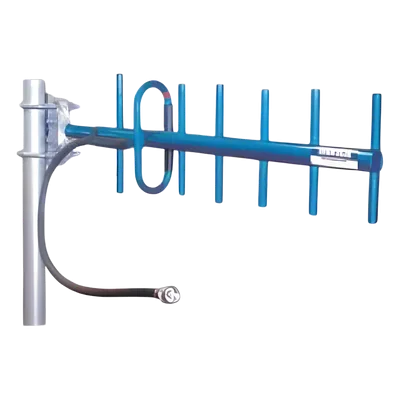 Antena Base Direccional Yagi / 7 Elementos / 890-960 MHz / 10 dBd / 23.75 pies / Resistencia Viento 125 mph