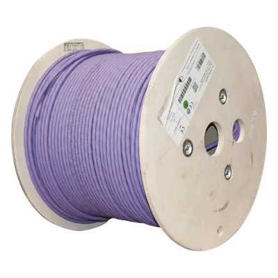 Cable S/FTP / Cat 7A / 4 Pares / 305 m (1000 ft) / Blindaje Doble / LS0H / 75°C / PoE