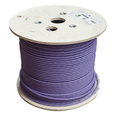 Cable S/FTP / Cat 7A / 4 Pares / 305 m (1000 ft) / Blindaje Doble / LS0H / 75°C / PoE