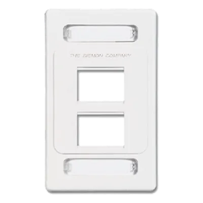 Placa de Pared Modular / 4 Salidas / MAX / Compatible Z-MAX Blindados / Color Blanco