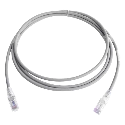 Patch Cord Cat6 UTP / CM/LS0H / 2.13 m (7 ft) / Gris / Versión Bulk