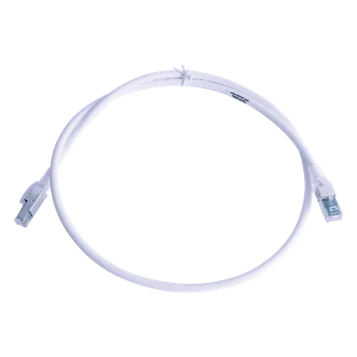 Patch Cord Cat6A S/FTP / CM/LS0H / 0.91 m (3 Pies) / Blindaje Total / Ultra Delgado / Sin Halógenos