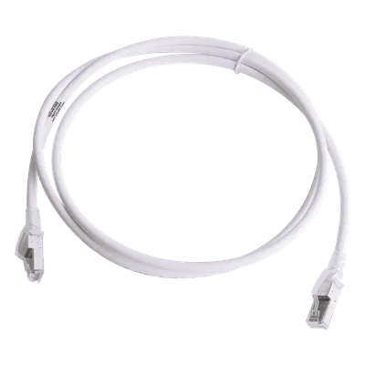 Patch Cord Cat6A S/FTP / 1.5m (5ft) / Blindado 360° / CM/LS0H / Alta Densidad / Blanco