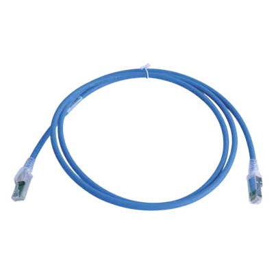 Patch Cord Z-MAX Cat6A S/FTP, CM/LS0H, 5ft, Color Azul