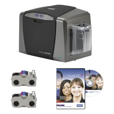 Impresora de Tarjetas PVC / Sublimación y Resina Térmica / 300 dpi / Una Cara / USB / Bandeja 100/30 Tarjetas