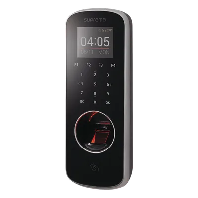 Lector de Control de Acceso Biométrico / Pantalla LCD 2.0" / TCP-IP y RS-485 / Lector EM 125kHz / 500,000 Usuarios / 0.23 x 0.66 x 0.14 ft