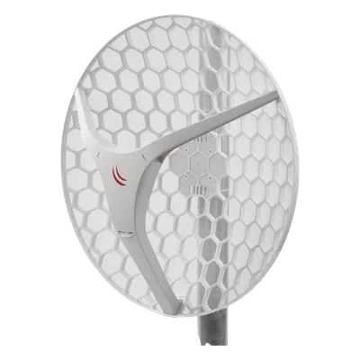 (LHG XL HP5) Cliente y PtP de Alta Potencia, Antena de Rejilla Mejorada de 27 dBi en 5GHz 802.11 a/n