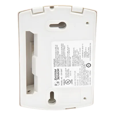 Detector de Monóxido de Carbono / Alimentación 12/24 VDC / Sirena Integrada 85 dB / Relé Tipo C / Montaje Muro o Techo / UL 2075