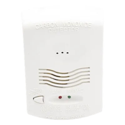 Detector de Monóxido de Carbono / Alimentación 12/24 VDC / Sirena Integrada 85 dB / Relé Tipo C / Montaje Muro o Techo / UL 2075