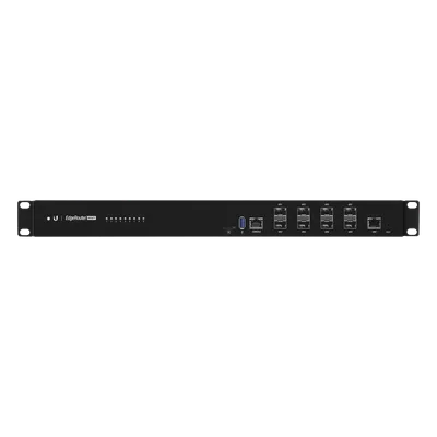 Router Edge / 8 Puertos SFP+ 10 Gbps / 1 Puerto RJ45 Gigabit / Throughput 80 Gbps / 16 Núcleos / 16 GB RAM / Hot-Swappable