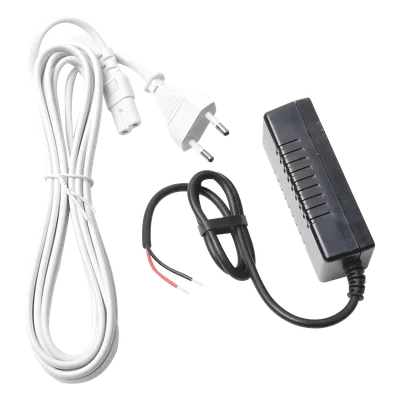 Adaptador de Corriente / Tipo Cargador de Pared / Salida a Conductores Pelados / Para Panel de Alarma
