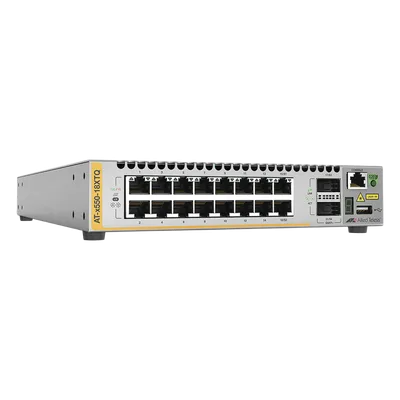 Switch Stackeable Capa 3 / 16 Puertos 10G BaseT / 2 Puertos 40G QSFP / 357.1 Mpps / VCStack / EPSRing