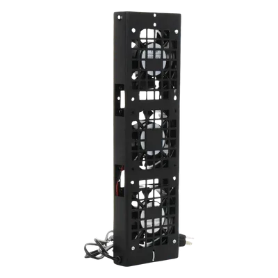 Kit de Ventiladores para Gabinete de Piso / 110 Vca / 12 x 12 cm / 1.56 ft Cable / Acero Calibre 18