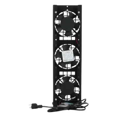 Kit de Ventiladores para Gabinete de Piso / 110 Vca / 12 x 12 cm / 1.56 ft Cable / Acero Calibre 18
