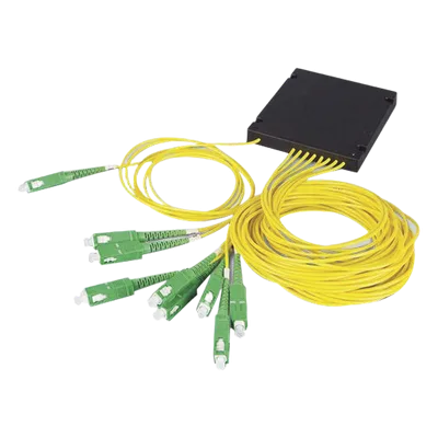 Splitter Óptico PLC / 1:8 / SC/UPC / 1260-1650 nm / -40°C a 85°C / Pigtail 1.0m
