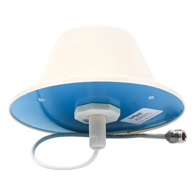 Antena Tipo Domo / 698-960/1710-2700 MHz / 2/4 dBi / N Hembra / 185 mm / Interior