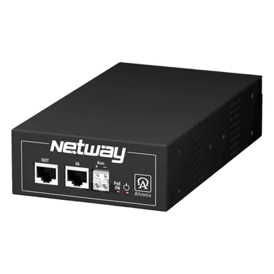 Inyector Midspan / 1 Puerto / Hi-PoE 60W / 802.3af/at / 56VDC Clase 2 / -30°C a 50°C / 1.0 kg