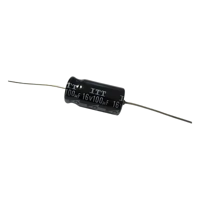 Capacitor Electrolítico / 100 µF / 16 VCC / Montaje Compacto