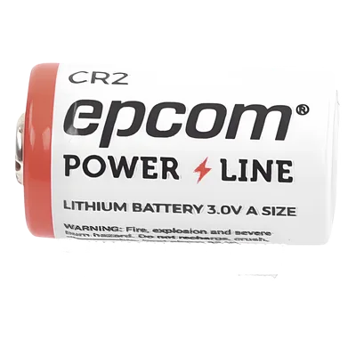 Batería de Litio CR2 / 3V / 850 mAh / Pulsos 2000 mA / -40°C a +60°C / Sello Hermético Vidrio-Metal