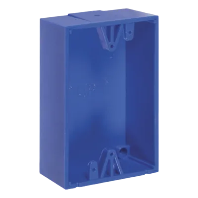 Caja de Montaje en Superficie / Policarbonato / 1.5 in (38 mm) Profundidad / Clasificación 5VA / UL Listed