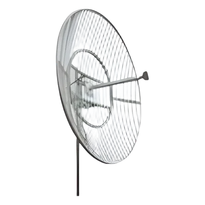 Antena Parabólica de Rejilla / 1850-1990 MHz / 26 dBi / Apertura 7°H-6°V / Resistencia Viento 60 m/s (196.9 ft/s) / Conector N Hembra