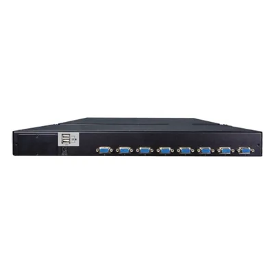 Consola KVM LCD / 17 Pulgadas / 8 Puertos VGA / Resolución 1280x1024 / Rack 1U / Cascada hasta 64 Servidores