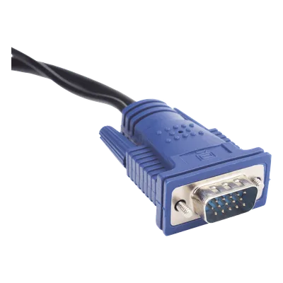 Cable USB KVM / 1.8 m (5.91 pies) / VGA + USB Tipo A / Blindaje Coaxial / Calibre 28 AWG