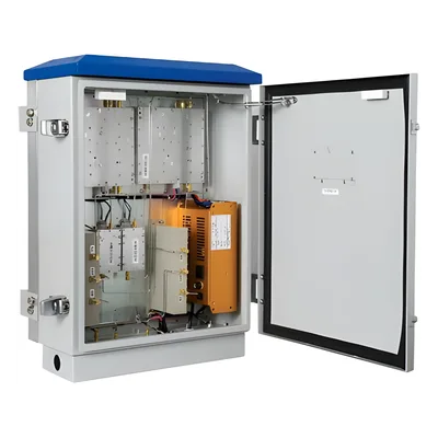 Repetidor de Señal Celular de Alta Potencia. Especial para Crear una Zona Celular en Áreas Rurales o Comunidades Alejadas. 95 dB de Ganancia, 20 Watts de Potencia, 1900 MHz Banda de Frecuencia. Hasta