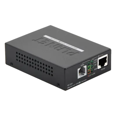 Convertidor de Medios / VDSL2 / RJ-45 / RJ-11 / POTS / 6.6W / Larga Distancia