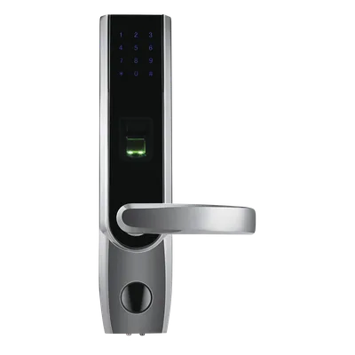 Cerradura autónoma derecha bluetooth de huella digital, tarjeta de proximidad y contraseña / APP ZK Smart Key