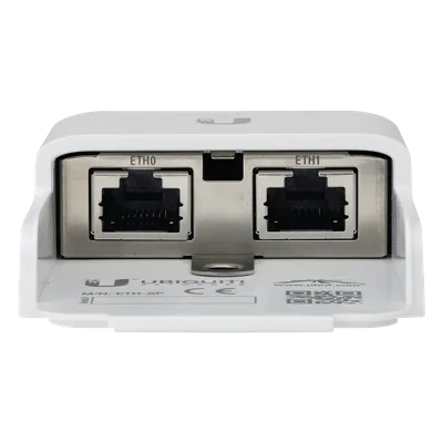 Protector contra Descargas Electroestáticas / 2 Puertos Gigabit / PoE 802.3af / 10 kA+ / Exterior -30 a 65 °C (-22 a 149 °F)