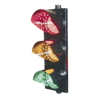 Semáforo LED / Diámetro 300 mm / Tricolor Rojo-Amarillo-Verde / Alta Intensidad 400-600 cd / 110 VCA / IP Hermético