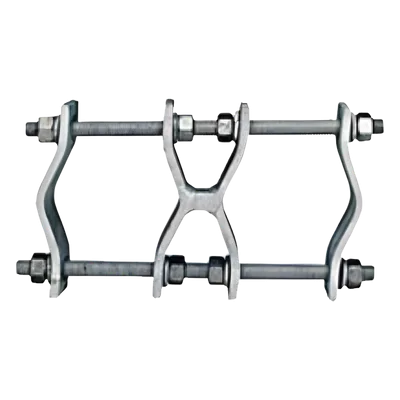 Kit de Montaje Tipo Pipa / Acero Galvanizado / Diámetro 31.8 mm a 88.9 mm / Intemperie / Peso 3.2 kg / Color Plata