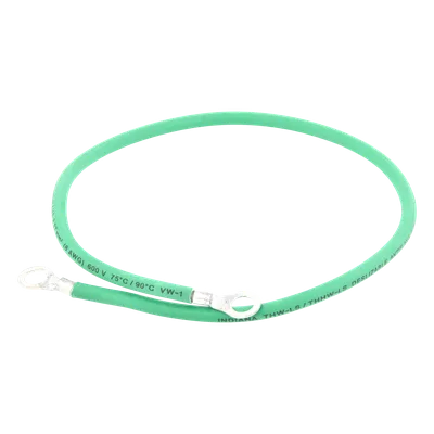 Jumper de Puesta a Tierra / 8 AWG / 50 cm / Ojo 5/16" / 1.64 pies