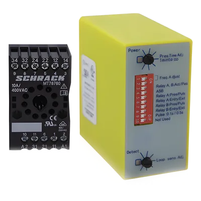 Sensor de Masa / Mono Canal / Inductivo / 12-24 VAC/VDC / IP40 / -30 a 70°C / Lazos 4-8 m
