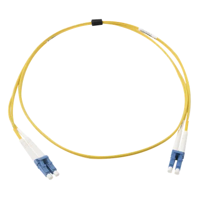 Jumper de Fibra Óptica Monomodo / LC/UPC Duplex / OFNR Riser / 1 Metro (3.28 Pies) / 10 Gigabit / XGLO