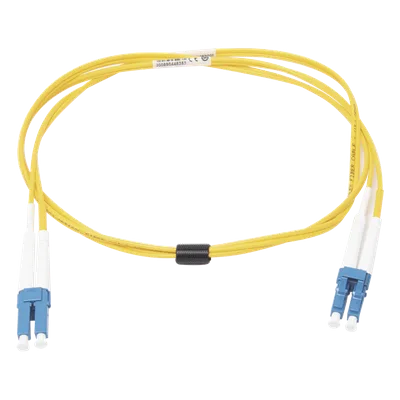 Jumper de Fibra Óptica Monomodo / LC/UPC Duplex / OFNR Riser / 1 Metro (3.28 Pies) / 10 Gigabit / XGLO
