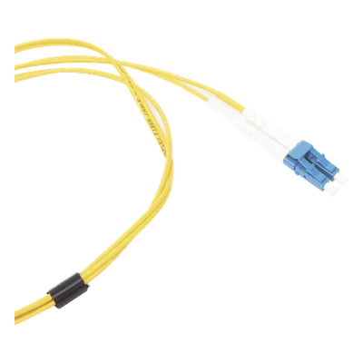 Jumper de Fibra Óptica Monomodo / LC/UPC Duplex / OFNR Riser / 1 Metro (3.28 Pies) / 10 Gigabit / XGLO