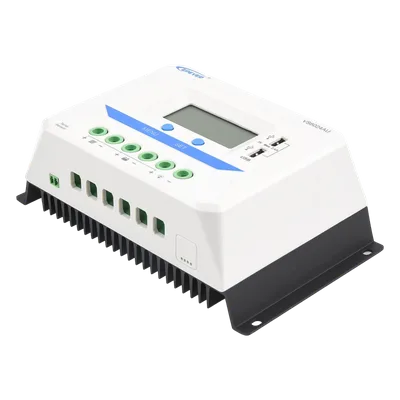 Controlador Solar PWM / 60A / 12/24V Auto / Doble USB / Pantalla LCD / VOC 50V / Tierra Positivo Común / Entrada 9V-32V
