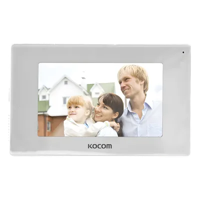 MONITOR 7" COLOR BLANCO, ALTA DEFINICIÓN (HD),TIPO ESPEJO,  CON ENTRADA  MICROSD PARA GRABACIÓN