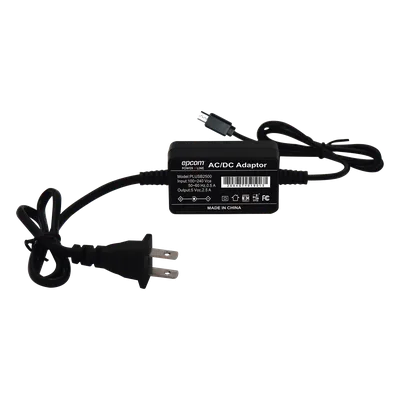 Cargador Micro-USB Profesional de 5 Vcc, 2.5 A para Celulares, Tabletas y Radio PKT-03 / Voltaje de Entrada de 100-240 Vca