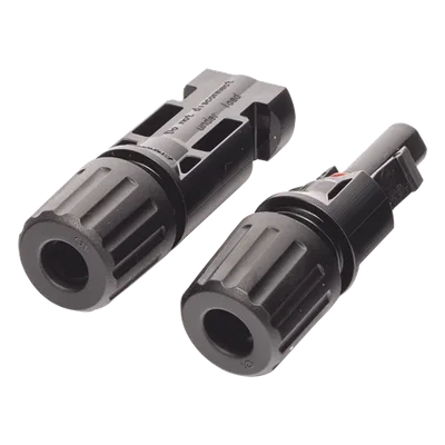 Conector MC-4 para Módulos Fotovoltaicos / 1000 VCC / 30 A / IP67 / -40 a 90 °C / Resistencia UV